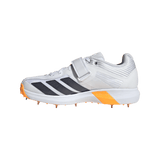 ADIDAS ADIPOWER INCURZA ORANGE/WHITE SPIKE CRICKET SHOES - SENIOR