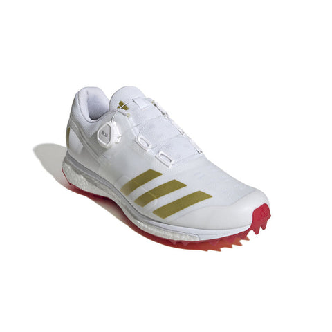 ADIDAS 22YDS BOOST GOLD MET RUBBER CRICKET SHOES - SENIOR ADIDAS 22YDS BOOST GOLD MET RUBBER CRICKET SHOES - SENIOR