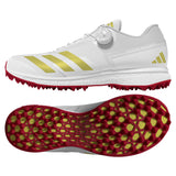 ADIDAS 22YDS BOOST GOLD MET RUBBER CRICKET SHOES - SENIOR