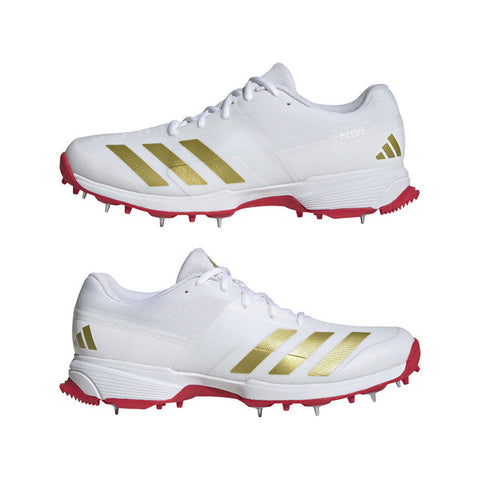 ADIDAS 22YDS GOLD MET SPIKE CRICKET SHOES