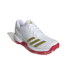 ADIDAS 22YDS GOLD MET SPIKE CRICKET SHOES - SENIOR