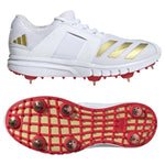 ADIDAS HOWZAT 20 GOLD MET SPIKE CRICKET SHOES - JUNIOR