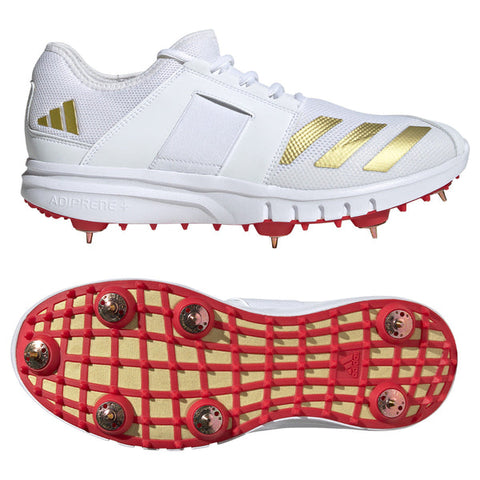 ADIDAS HOWZAT 20 GOLD MET SPIKE CRICKET SHOES - SENIOR