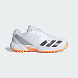 ADIDAS 22YDS WHITE/ORANGE RUBBER CRICKET SHOES - SENIOR