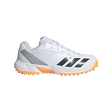 ADIDAS 22YDS WHITE/ORANGE RUBBER CRICKET SHOES - SENIOR