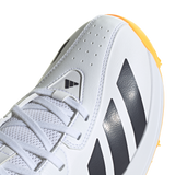 ADIDAS 22YDS WHITE/ORANGE RUBBER CRICKET SHOES - SENIOR