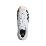 ADIDAS HOWZAT WHITE/ORANGE RUBBER CRICKET SHOES - SENIOR