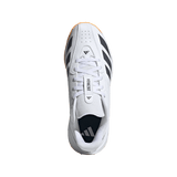 ADIDAS HOWZAT WHITE/ORANGE CRICKET SPIKE SHOES - SENIOR